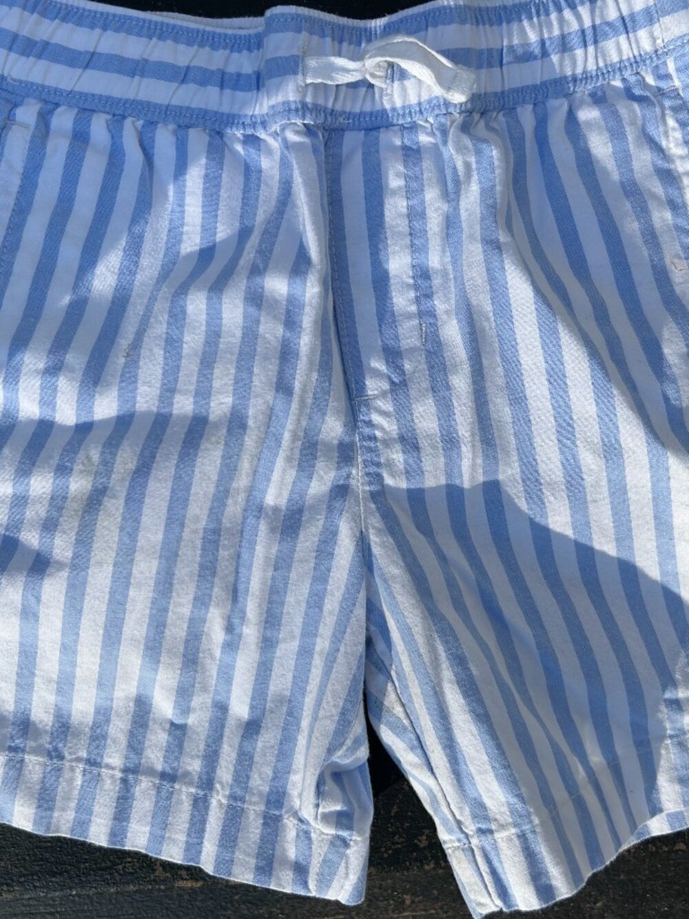 JANIE and JACK Boys Blue and White Shorts